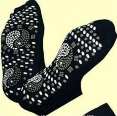 Samozahřívací turmalínové masážní ponožky